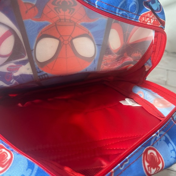 Marvel Spidey & His Amazing Friends Toddler Backpack Blue Red Superhero Bag NWT - Picture 5 of 5